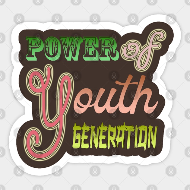 Youth day t-shirt design 2023 Sticker by RASCREATION 